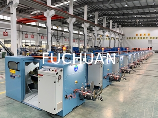 তারের ব্যাসার্ধ 0.2-1.04mm তামা তারের Bunching মেশিন ক্যাপাসিটি 100-350kg/h জন্য তামা-প্লেটেড অ্যালুমিনিয়াম