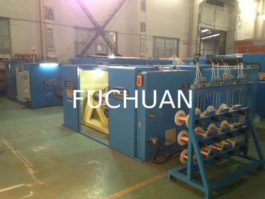 FUCHUAN 4000 Twist Copper Wire Bunching Machine টাচ স্ক্রিন অপারেশন 19 পিসি