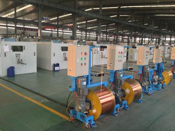 তামার তারের Shaftless সক্রিয় পে অফ মেশিন একাধিক অঙ্কন Bobbins
