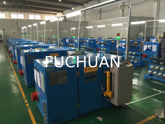 3.7kw কন্ডাক্টর টিনড ওয়্যার বানচার কপার ওয়্যার ট্রিউটিং মেশিন 0.8 মিমি - 10.8 মিমি পিচ এরিয়া