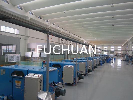 টিনের তারের সিলভার জ্যাকেটযুক্ত FUCHUAN কপার ওয়্যার বাঞ্চিং মেশিনের সরঞ্জাম