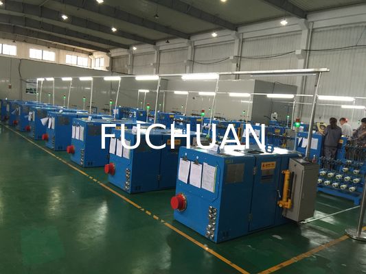 7.5Kw ওয়্যার টুইস্টিং মেশিন FUCHUAN 2.5Kgf স্কাই ব্লু ওয়্যার বাঞ্চার সরঞ্জাম