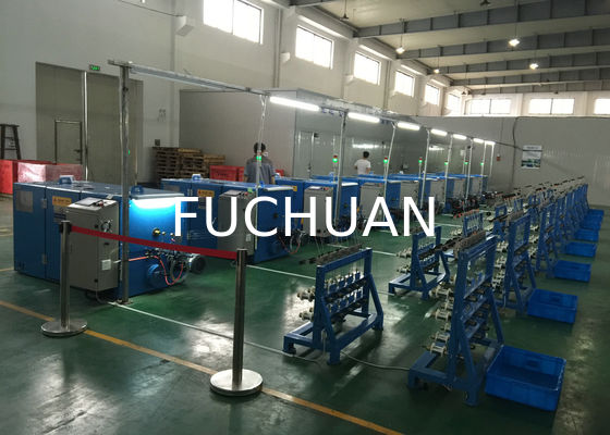0.03mm Copper Wire Twisting Machine 24 Zones ডাবল টুইস্ট বানচার সরঞ্জাম