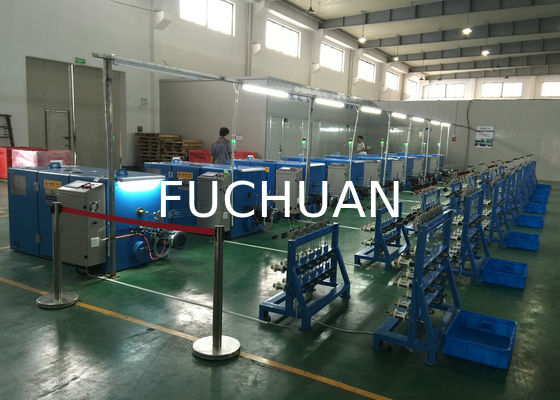 0.03mm Copper Wire Twisting Machine 24 Zones ডাবল টুইস্ট বানচার সরঞ্জাম