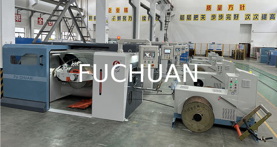 বৈদ্যুতিক পিচ কপার Bunching মেশিন 15KW এসি সার্ভো মোটর 380V ভোল্টেজ