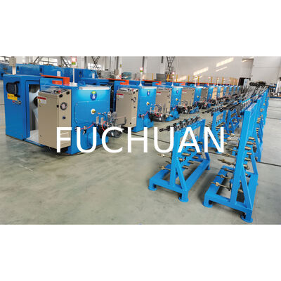 FC-450b হাই-স্পিড CNC স্ট্র্যান্ডিং কপার ওয়্যার বাঞ্চিং মেশিন 4kw মোটর স্বয়ংক্রিয় উইন্ডিং ওয়্যার লেইং 2000kg